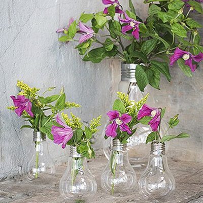 Edison villanykörte formájú váza ajándéktárgy